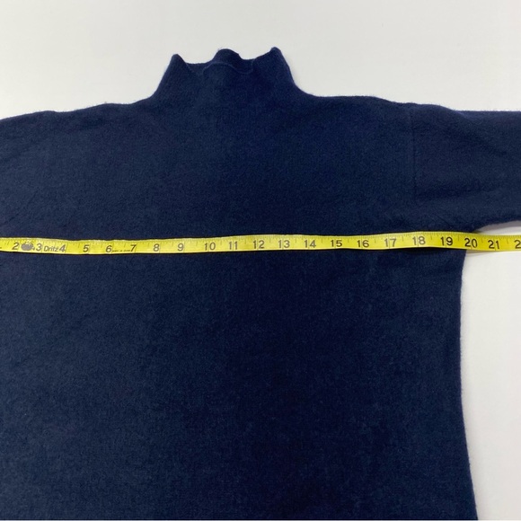 Scotch & Soda Women’s Navy Wool/Cashmere Mock Neck Sweater S LUXURIOUS - Picture 8 of 13